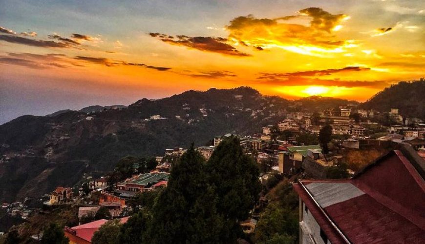 sunset-view-in-mussorie