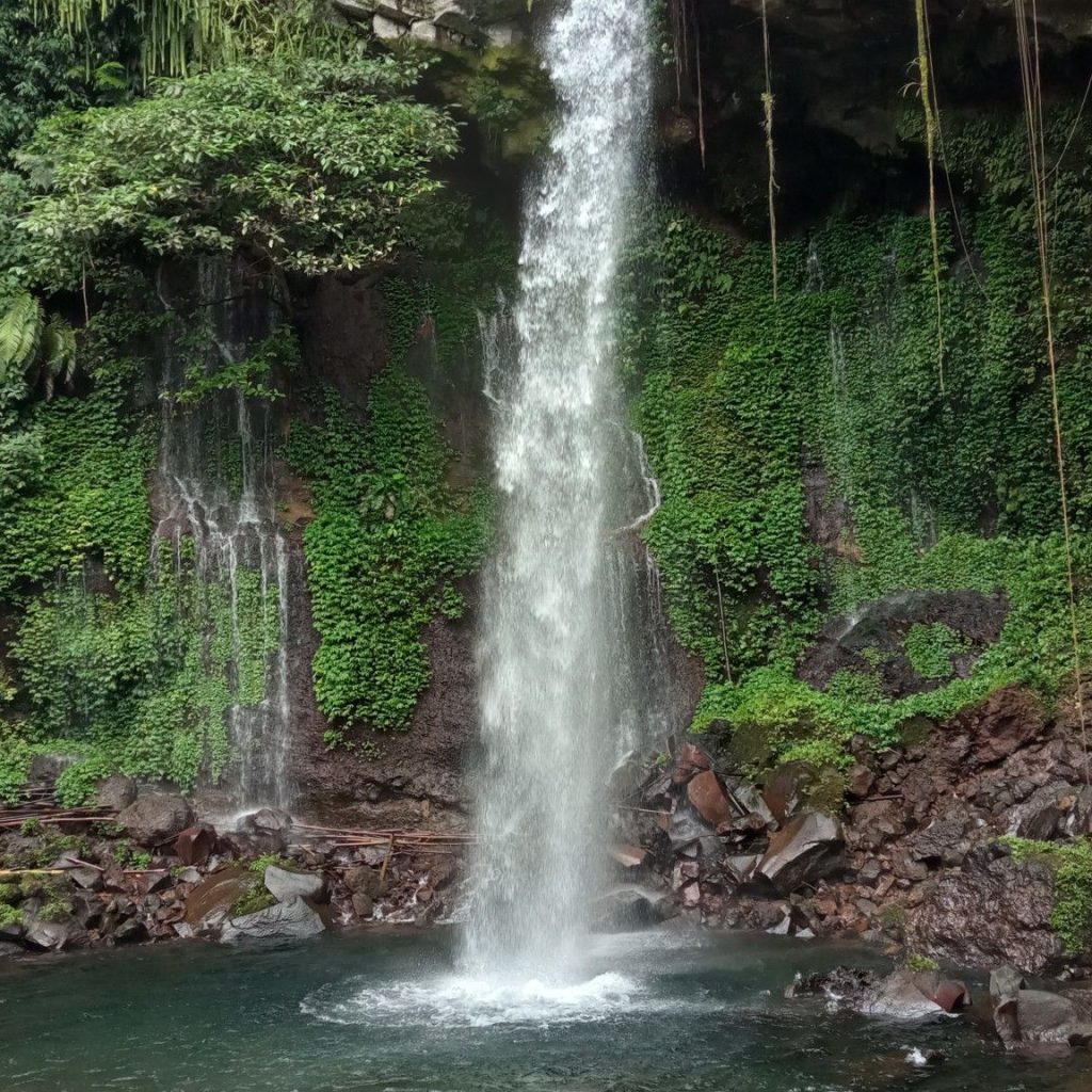 Cascading-waterfall-in-lush-green forest-Trip